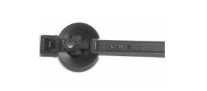 Set 10 Bucati Colier plastic de montare Diametru gaurii 7 mm Latime 4,8 mm Lungime 180 mm
