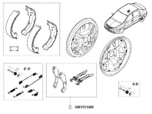 Set parghii reglaj saboti pentru echipare 8 inch Dacia Logan - Img 2