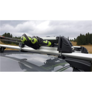 Suport ski snowboard Menabo White Bear 4 pe bare transversale, 4 perechi ski / 2 snowboard - Img 8