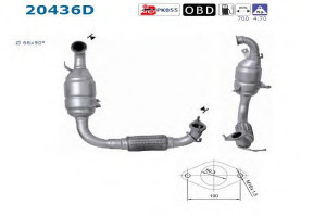 Catalizator Ford Fusion 2004-2012 - Img 2