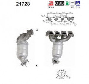 Catalizator Opel Astra G 2000-2005 - Img 2