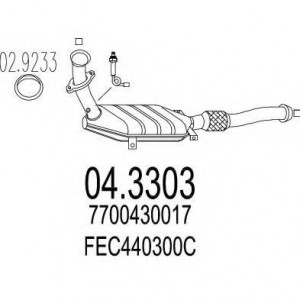 Catalizator Renault Kangoo 1997-2008 - Img 2