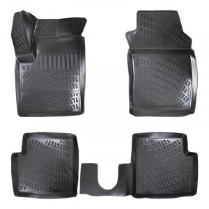 Covorase auto cauciuc FIAT 500 2007-