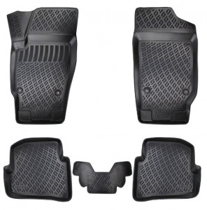 Covorase auto cauciuc VOLKSWAGEN POLO 6Q / 9N / 9N3 IV 2002-2009
