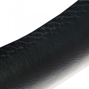 HUSA VOLAN CU SNUR PIELE NATURALA NEGRU 37-38 cm - Img 2