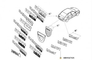 Monograma Dacia Logan