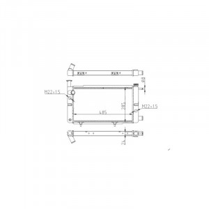 Radiator racire PEUGEOT 205 1983-1990