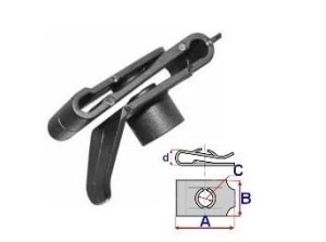 Set 10 Bucati CLIPSURI FIXARE TOYOTA / MAZDA / HYUNDAI a - 29.3 b - 19.2 c - 5.6 d - 2.4