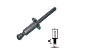Set 10 Bucati NIT montare Plastic Diametru gaurii 5 mm Latime guler 11 mm