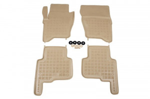 Set covorase cauciuc bej Land Rover Discovery 3 2004-2009