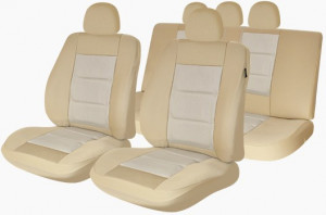 Set huse scaun Premium Lux bej