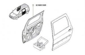 Usa spate dreapta Dacia Logan MCV Break