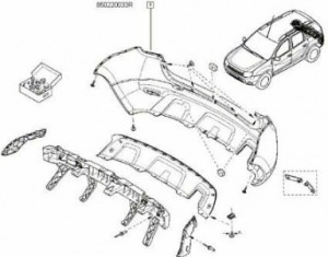 Bara spate Dacia Duster - Img 2