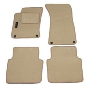Covorase auto mocheta bej Audi A8 2002-2010