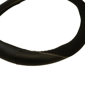 Husa Volan Piele Ecologica Negru 37- 39 Cm Umbrella - Img 3