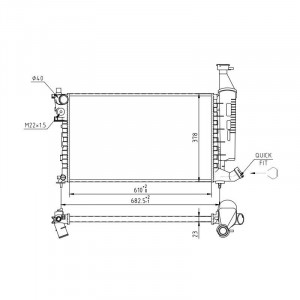 Radiator racire CITROEN BERLINGO 1998-2011