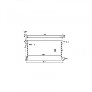 Radiator racire PEUGEOT 106 1993-1996