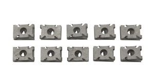 Set 10 Bucati Clema montare cu surub Diametru gaura/surub 1.8 mm Latime 11 mm Lungime mm 16.5 mm