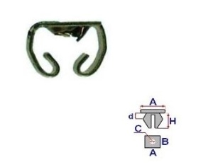 Set 10 Bucati CLIPSURI FIXARE MERCEDES