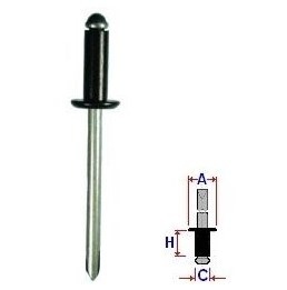 Set 10 Bucati NIT montare Diametru gaurii 4,7 mm Latime guler 9,2 mm