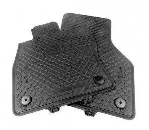 Set 2 covorase auto cauciuc fata all-wheather originale VW GOLF 7 2012-2023 - Img 2