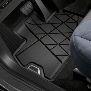 Set 2 covorase fata cauciuc originale BMW iX 2021-2023 - Img 1