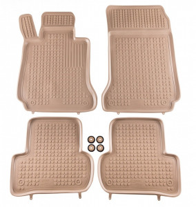 Set covorase cauciuc bej Hyundai i30 2017 - 2019