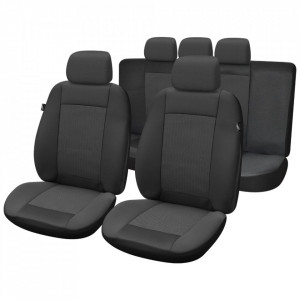 Set huse scaun Lux negru UMB3