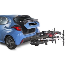 Suport 3 biciclete (4 cu adaptor) prindere pe carlig remorcare DISCOVERY GREEN VALLEY - Img 2
