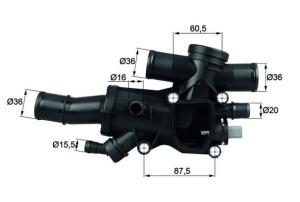 TERMOSTAT LICHID RACIRE FORD MONDEO IV 2007-2014 - Img 3