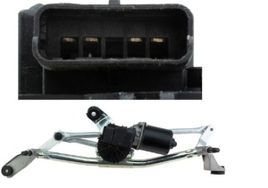 Ansamblu mecanism stergatoare cu motoras Renault Megane II 2001-2024
