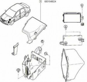Capac bloc sigurante motor Dacia Logan - Img 2