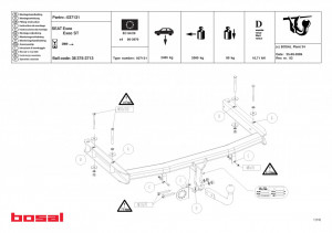 Carlig remorcare Seat Exeo - Img 2