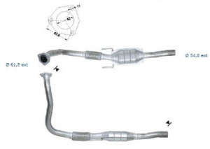 Catalizator Opel Vectra C 2002-2008 - Img 2