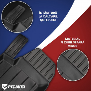 Covorase tip tavita 3D Volkswagen Golf 8 MHEV, caroserie Hatchback, fabricatie 05.2020 - prezent - Img 10