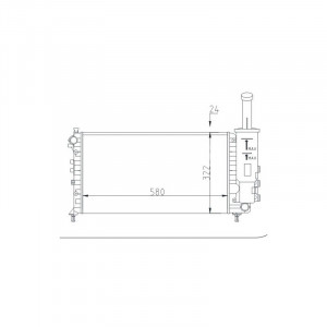 Radiator racire FIAT PUNTO 2001-2003