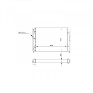 Radiator racire VW GOLF 3 1991-1997