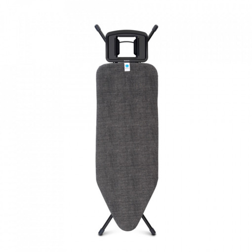 Masa de calcat Brabantia C 124x45cm cu suport masiv din fier, Denim Black 1003361