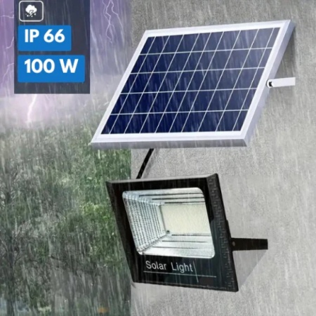 KIT PROIECTOR CU PANOU SOLAR YY200W JORTAN 200W TELECOMANDA - Img 2