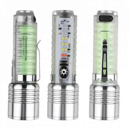 LANTERNA BL 520D COB + XPE MAGNETICA LUPA TIP C MINI LANTERNA - Img 5