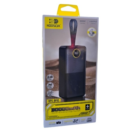 POWER BANK PREMIUM KPS BF03 30.000 mAh 22.5W PD USB TIP C AFISAJ - Img 1