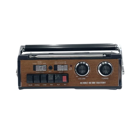 RADIO CASETOFON FEPE FP 319 BLUETOOTH CASETA USB SD ACUMULATOR - Img 2