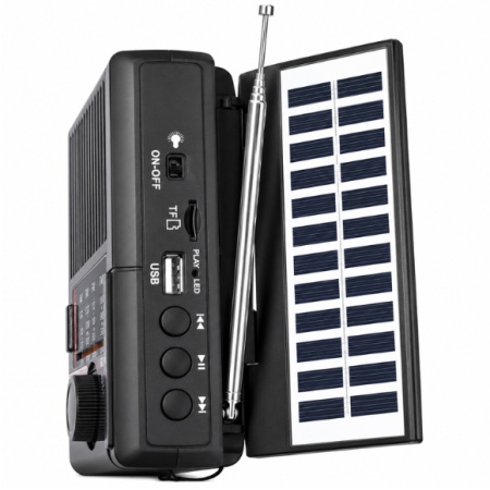 RADIO PORTABIL CU MP3 ROTOSONIC XT 38BTS BLUETOOTH USB MICROSD SOLAR 18650 - Img 3