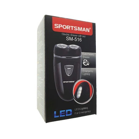 APARAT DE RAS portsman SM-516, 2XR6 si lanterna 3 led, negru - Img 3