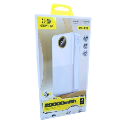 POWER BANK PREMIUM KPS BF02 20.000 mAh 22.5W PD USB TIP C AFISAJ