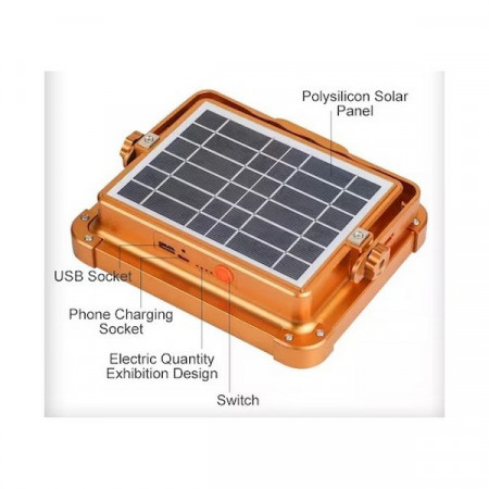PROIECTOR SOLAR CL D18 , ACUMULATOR INTERN ,FUNCTIE , POWER BANK - Img 2