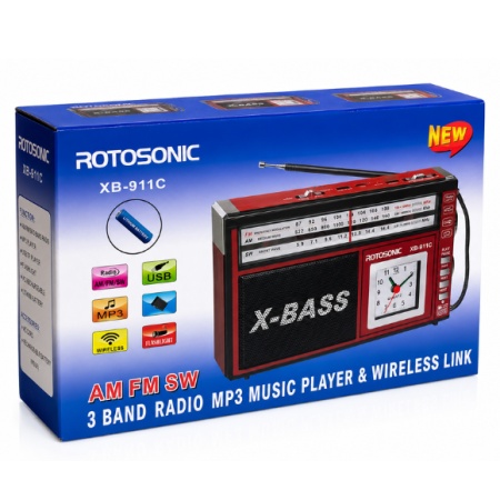 RADIO PORTABIL CU MP3 XB 911 CEAS USB MICROSD STEREO - Img 5