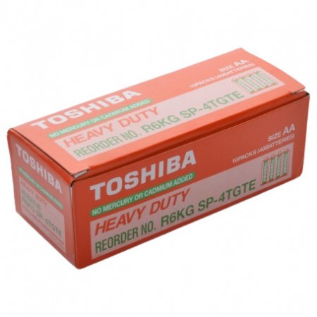 BATERIE R6 TOSHIBA ZINC CUTIE 40 BUC SH4 - Img 2