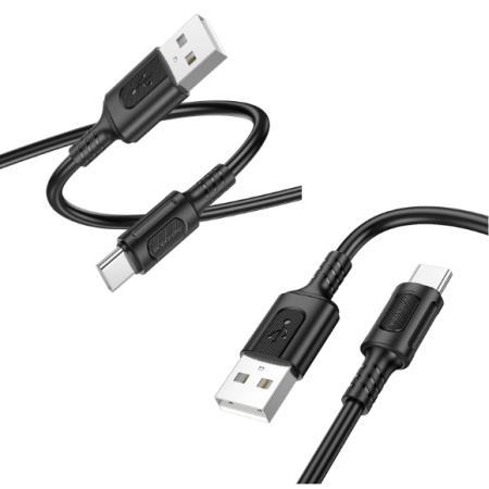 CABLU DATE BOROFONE USB A LA TYPE-C BX111 3A 1m NEGRU - Img 2