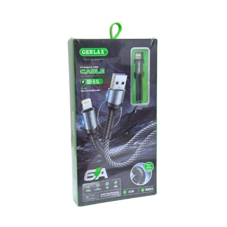 CABLU DATE GERLAX USB LA IPH 6A 1M GD 51 L